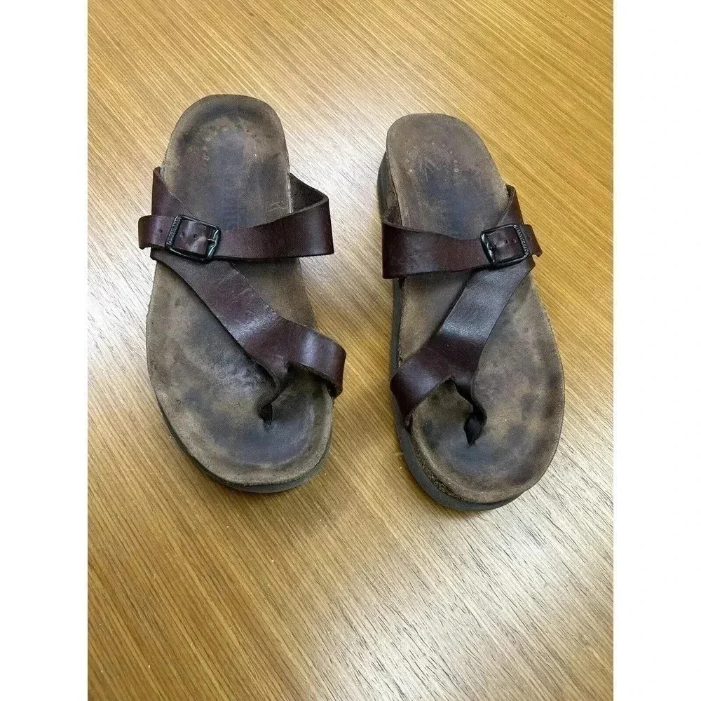 Mephisto Helen Desert Tan Grain Comfort Sandal Womens Size EUR 42 US 11